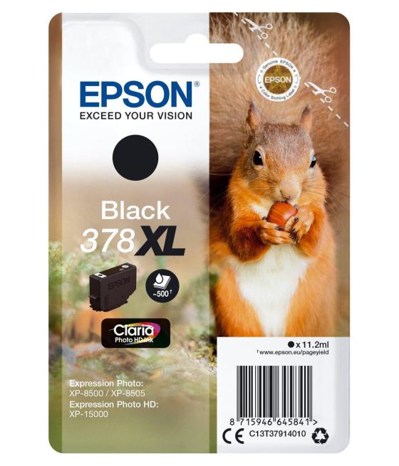 Epson tinta negro xp-8500, 8505, 15000 - nº 378xl (claria photo hd)