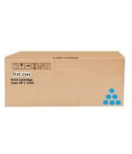 Ricoh tóner cián corta duración sp c250e