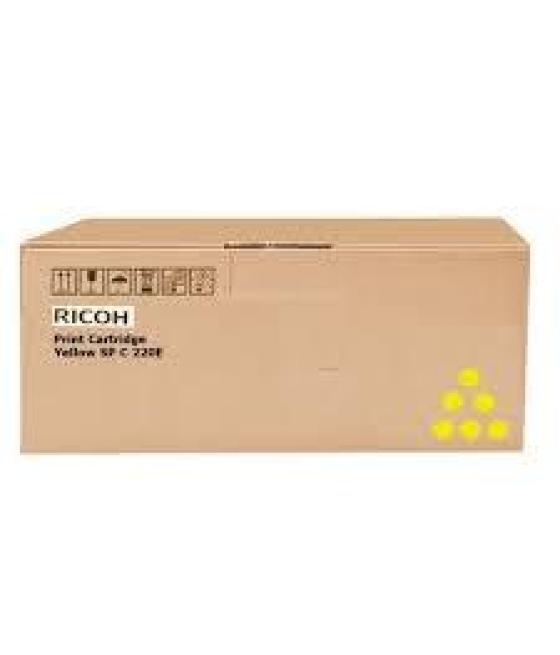 Ricoh tóner amarillo corta duración sp c250e