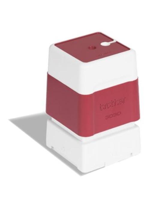 Brother montura de sello rojo de 30mmx30mm (unidad) pack 6 unidades