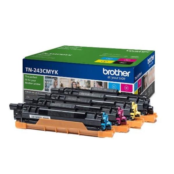 Brother toner bk/c/m/y hl-l3210cw/l3230cdw/l3270cdw - dcp-l3510cdw/l3550cdw - mfc-l3710cw/l3750cdw/l3770cdw - pack 4 colores