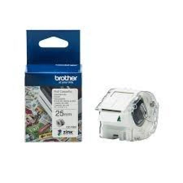 Brother rollo de cinta adhesiva zero ink para etiquetadora vc500w 2,5cmx5m