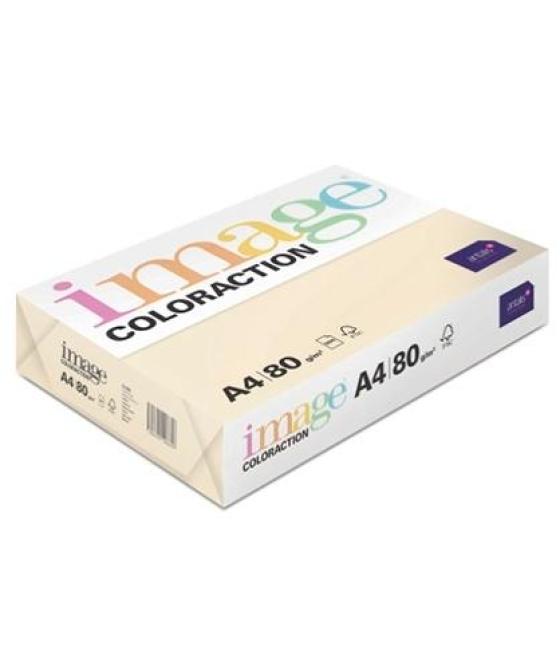 Image papel reprográfico coloraction din a4 80gr paquete 500h dune/salmón arena -caja 5 ud-