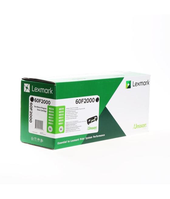 Lexmark toner retornable negro mx310, mx410de, mx510de, mx511de, mx511dhe, mx511dte, mx611de, mx611dhe, mx611dte