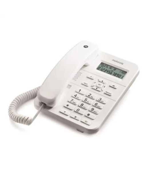 Motorola telefono fijo c/ cable ct202 blanco