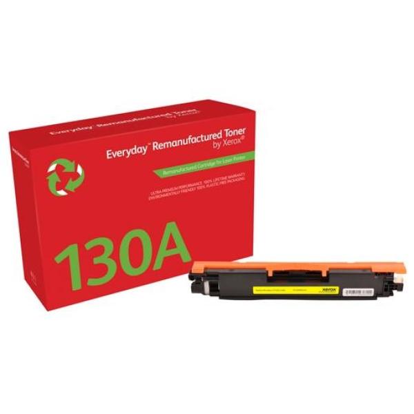 Xerox everyday remanufactured toner amarillo para hp pro m 176/176fn/177/177fw - 130a - cf352a