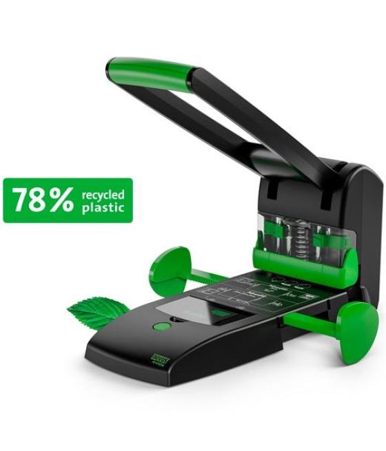 Novus perforadora de gruesos b2200 re+new heavy duty 200h 2/4 agujeros negro