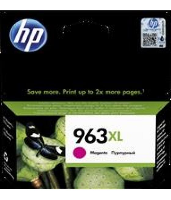 Hp tinta magenta officejet pro all-in-one 9010,9012,9014,9015,9016,9019,9020,9022,9025 - nº 963xl