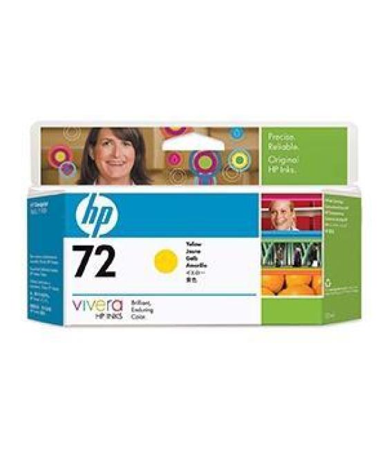 Hp tinta amarillo designjet t610/1100 - nº72