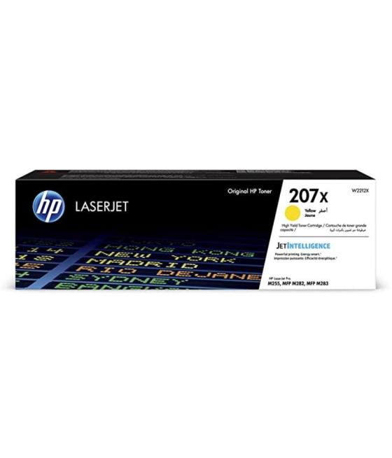 Hp toner amarillo laserjet color pro mfp /m282nw/m283fdn/m283fdw/pro m255dw - nº 207x