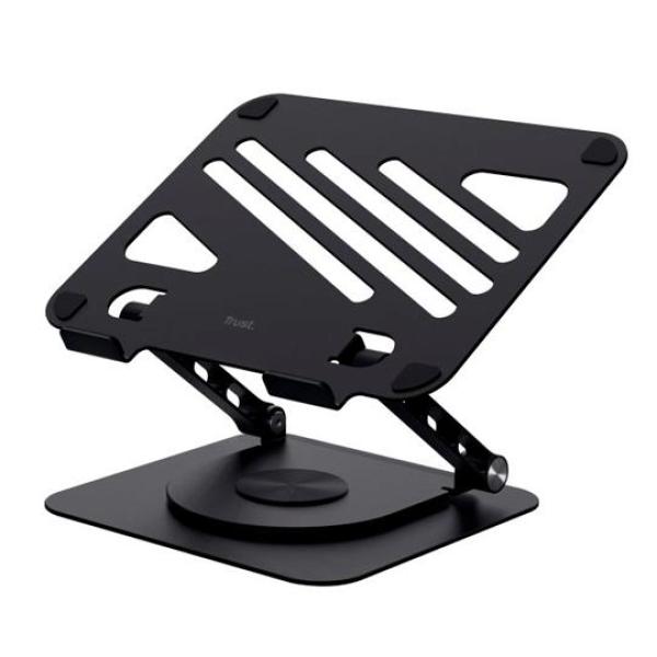 Trust soporte para portatil zeff plegable giratorio 16" negro