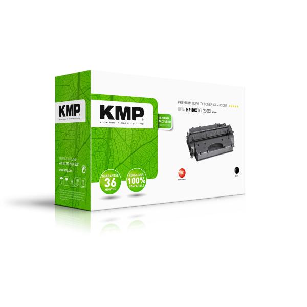 Toner kmp negro laserjet pro 400 mfp - m 425 dn dw - printer m 401 a d dn dw - nº 80 x