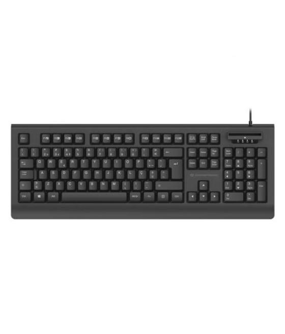 Conceptronic teclado usb con lector dni compatible dni 3.0 y tarjeta sanitaria