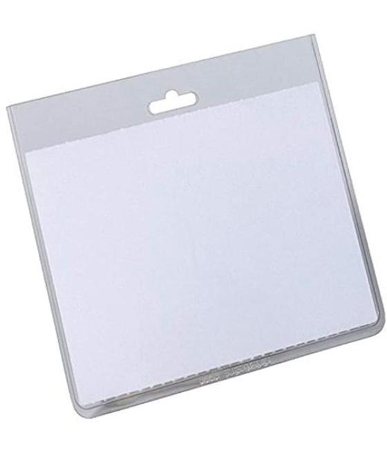 Durable portanombres para identificación 60x90mm plástico transparente -20u-