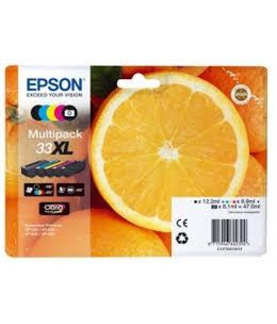 Epson bk / c / m / y multipack 5 colores expression home xp-530, 630, 830 - 33xl