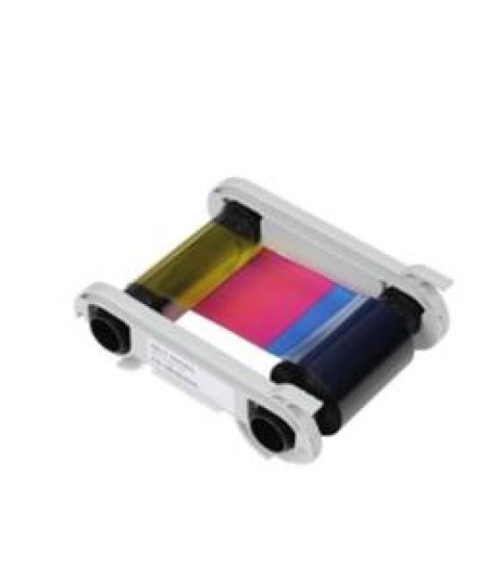 Evolis primacy cinta de color 6 paneles ymckok (200 impresiones rollo)