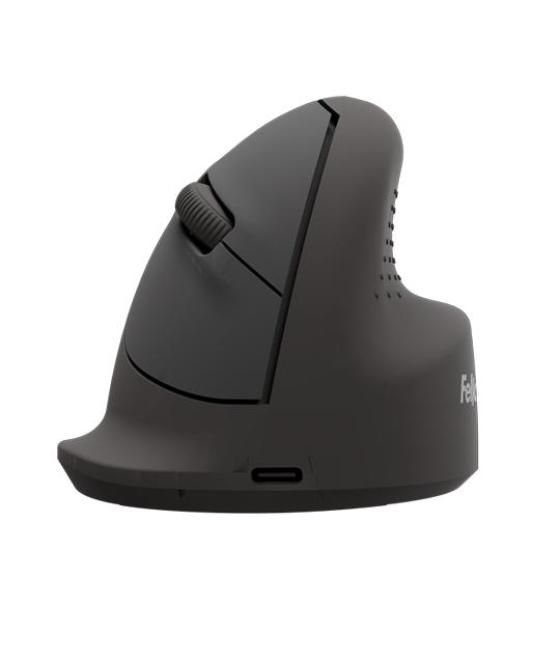 Fellowes ratón ergonómico vertical breyta mediano diestro inalámbrico 800/1600dpi negro