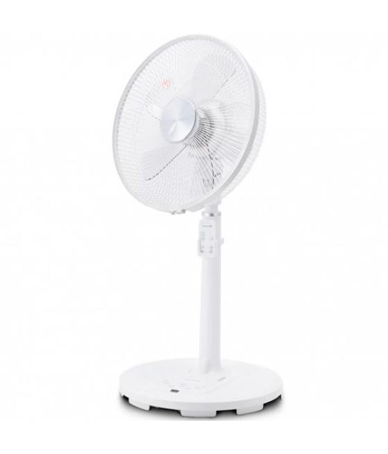 Grunkel ventilador de pie 2-28w regulable ultrasilencioso programable 4 velocidades blanco
