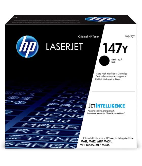 Hp toner negro laser m611, m612, m635, m636 - 147y