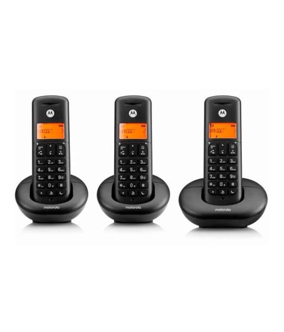 Motorola telefono inalambrico e203 negro dect trio