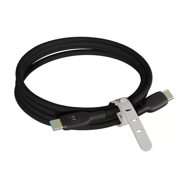 Motorola cable usb 2.0 5a 100w tipo usb-c/m - usb-c/m negro 2,0m