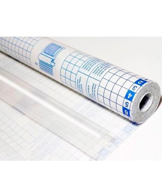 Sadipal forro de libros autoadhesivo reposicionable pp 80 micras 0,45x20m transparente