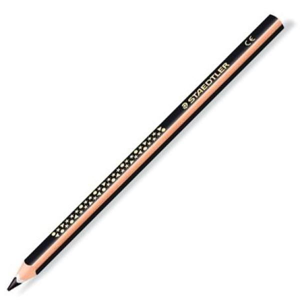 Staedtler lápices de colores jumbo noris triangular unicolor negro