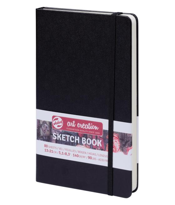 Talens arts creation cuaderno bocetos 13x21cm 80h 140gr negro