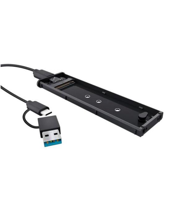 Trust caja externa m.2 para 2230 2242 2260 2280 usb-c/usb3.2 gen1 negro