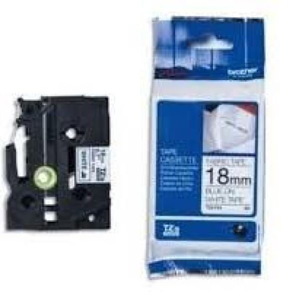 Brother cinta rotuladora especial texto azul sobre blanco - 18mmx3m