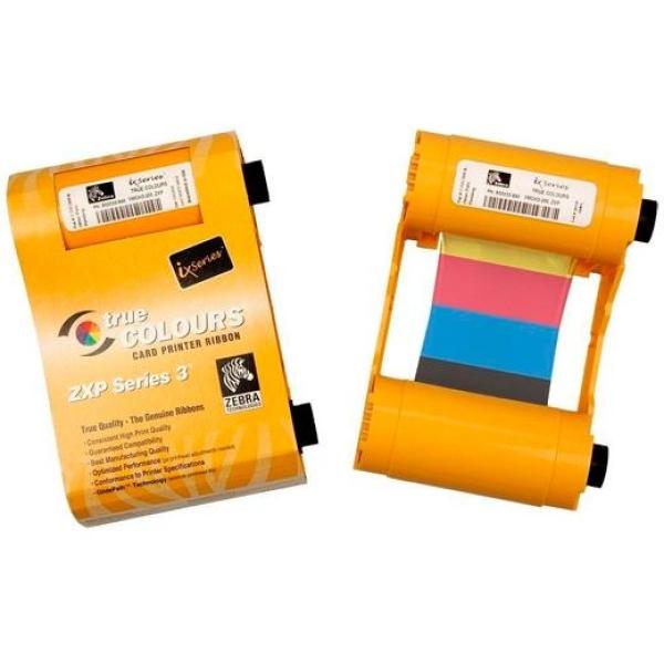 Zebra cinta de transferencia térmica ok/ bk / c / m / y doble cara para impresoras zxp3 y datamax ex2