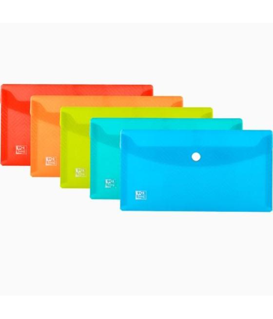 Oxford sobres con broche urban 105x210 polipropileno c/surtidos