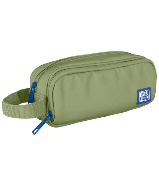 Oxford estuche kangoo young proof b-smart poliéster reciclado verde safari