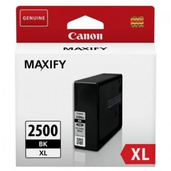 Canon tinta negro maxifi ib 4050/4150 - mb 5050/5150/5155/5350/5450/5455 - pgi 2500xlbk