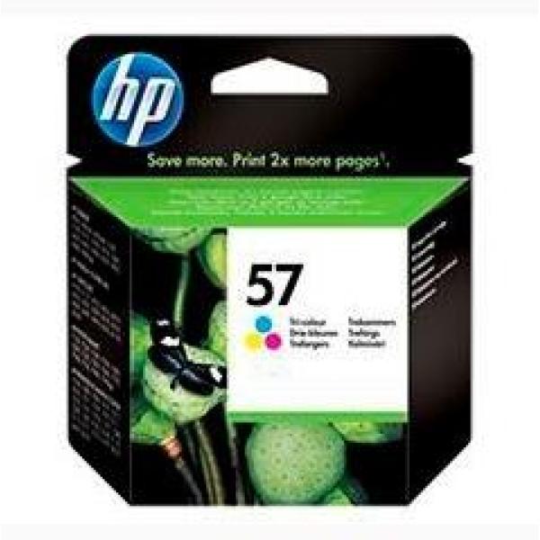 Hp tinta tricolor deskjet 5150/5550/5652/5850, photosmart 7150/7350/7345/7530/7550, psc-1110 - nº57