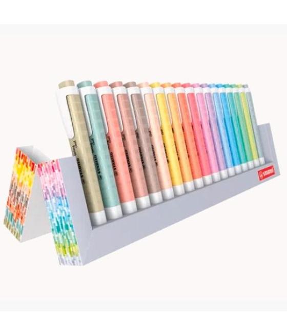 Stabilo marcador fluorescente swing cool naturecolors c/surtidos set escritorio 18 ud