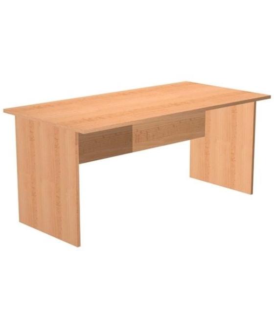 Artexport mesa escritorio presto 160 con patas panel laterales tablero de 22mm haya
