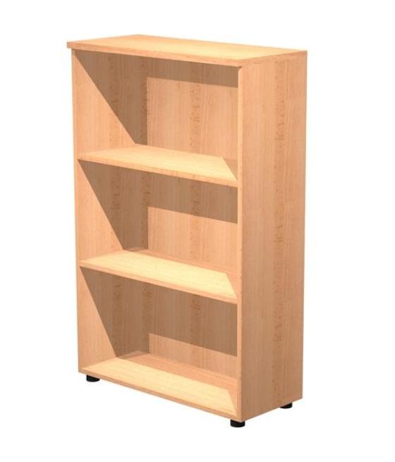 Artexport estantería media presto abierta 2 estantes 22mm regulables con trasera haya