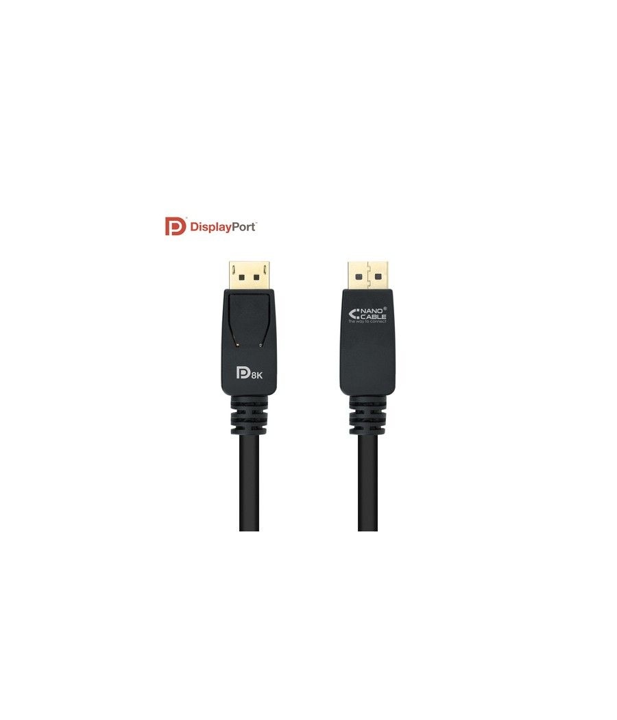 Nanocable 10.15.2503 cable DisplayPort 3 m Negro - Imagen 3