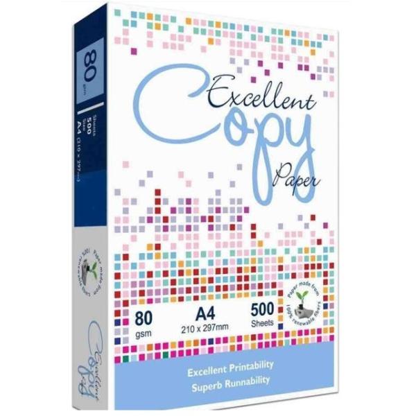 Excellent papel a4 80gr- ( 1 caja 5 paquetes) papel a4 copy *** mas de 7 cajas se paletiza, servicio puerta bajo, no se despalet