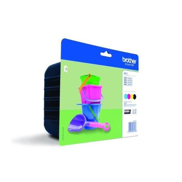 Brother tinta bk/c/m/y dcp-j562dw - mfc-j480dw/j880dw - pack 4 colores