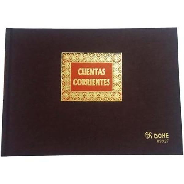Dohe contabilidad libro de cuentas corrientes 1/4 apaisado 100 hojas