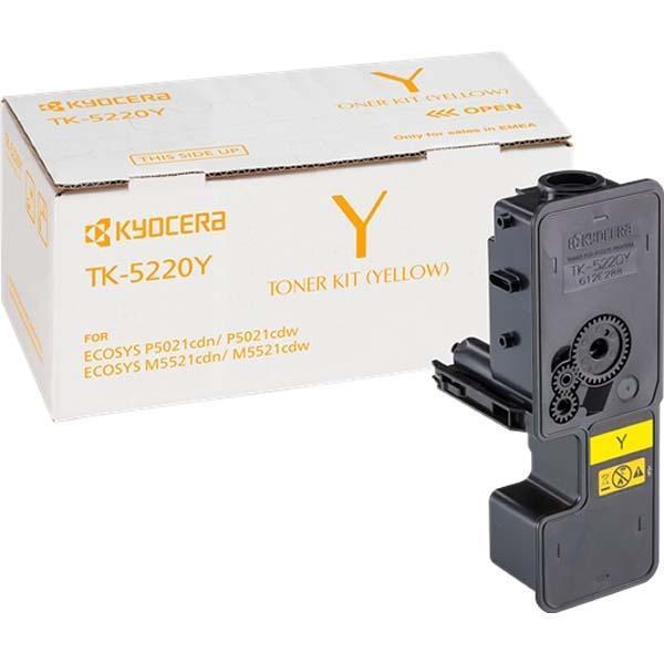 Kyocera mita toner amarillo ecosys m5521cdn, ecosys m5521cdw, ecosys p5021cdn, ecosys p5021cdw -tk-5220y