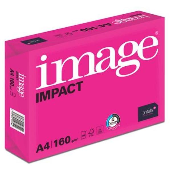 Image papel impact din a4 160gr paquete 250h blanco