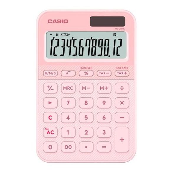 Casio calculadora de oficina sobremesa negro 12 dígitos ms-20yc-lp