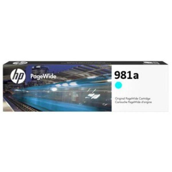 Hp pagewide nº981a, cartucho de tinta cian