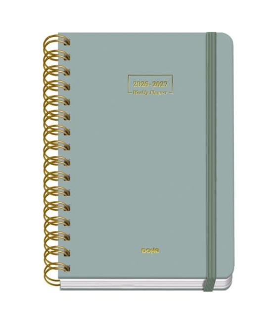 Dohe agenda escolar premium a5 espiral doble sv cartón forrado verde 2026-2027