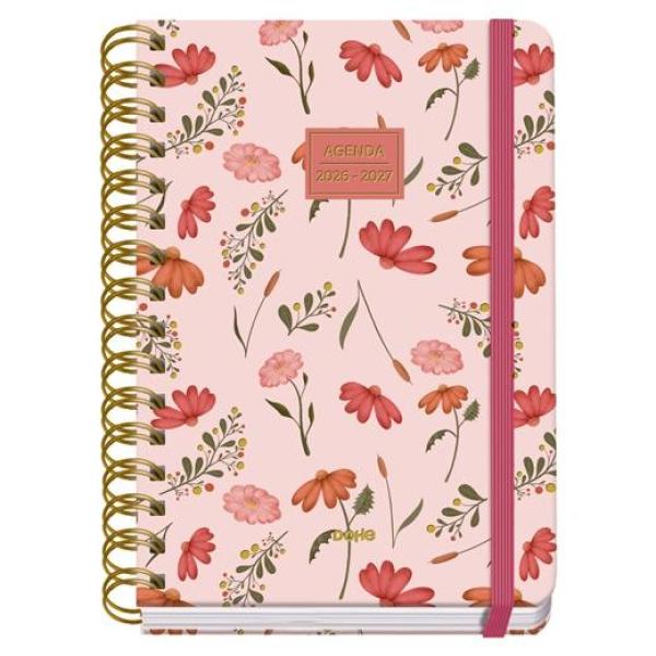Dohe agenda escolar premium a5 espiral doble sv cartón forrado mod. belle 2026-2027
