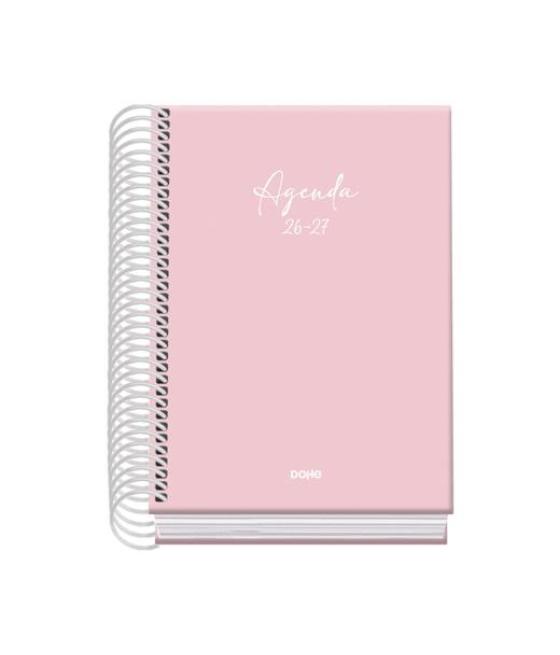 Dohe agenda escolar basic serenity a6 espiral dp cartón forrado rosa 2026-2027