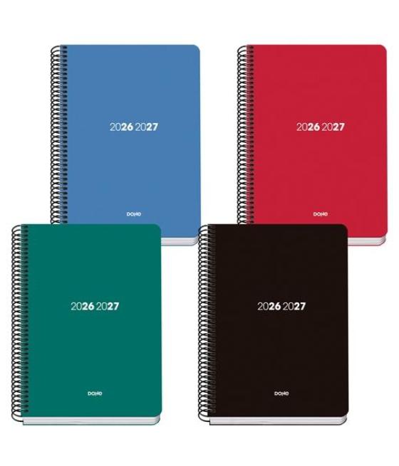 Dohe agenda escolar basic element a5 espiral dp polipropileno colores surtidos 2026-2027